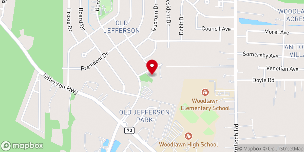 Map showing location of Most Blessed Sacrament Early Learning Center