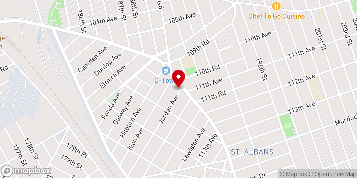 Map showing location of The I Can Club