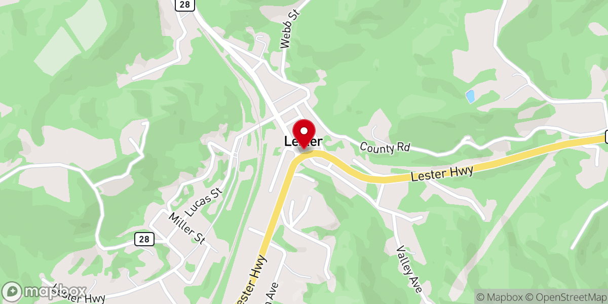 Map showing location of New Jerusalem Holiness Church