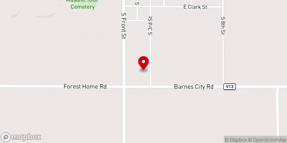 Map showing location of Faith Christian Center