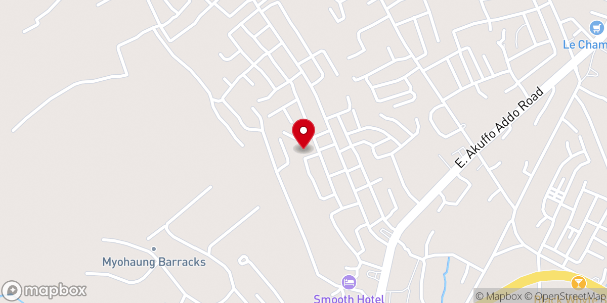 Map showing location of Trinity Methodist Church