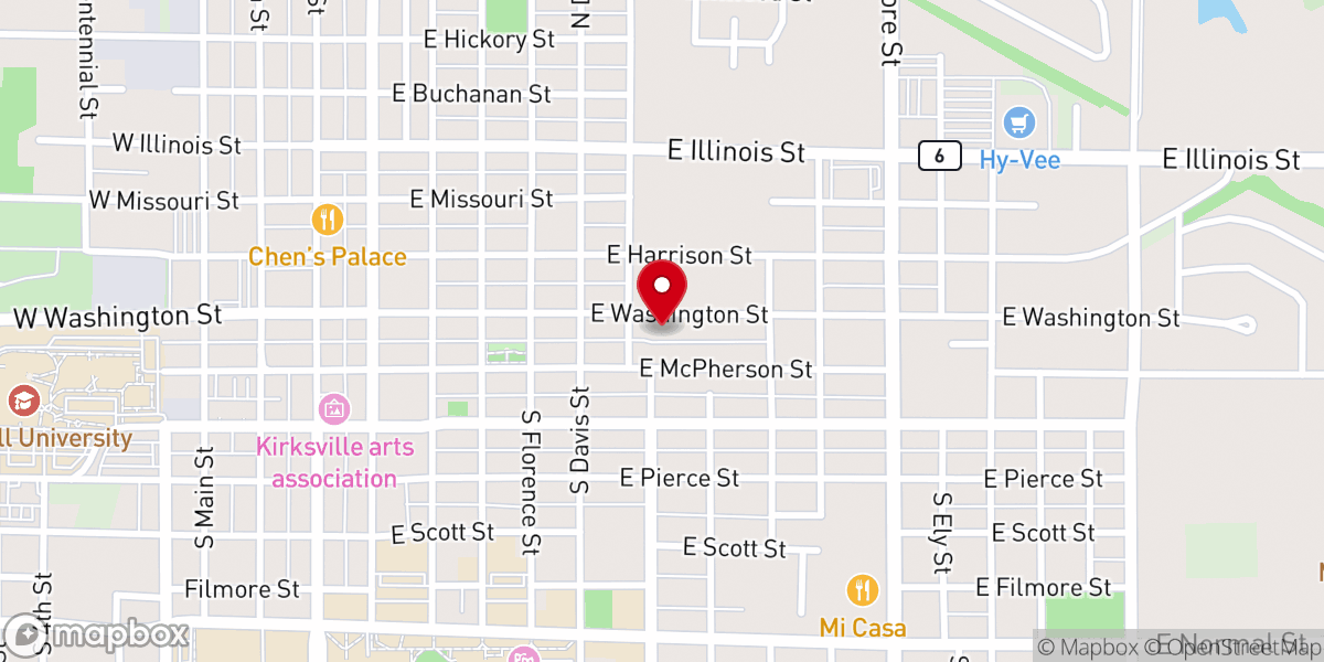 Map showing location of Mary Immaculate Catholic Church