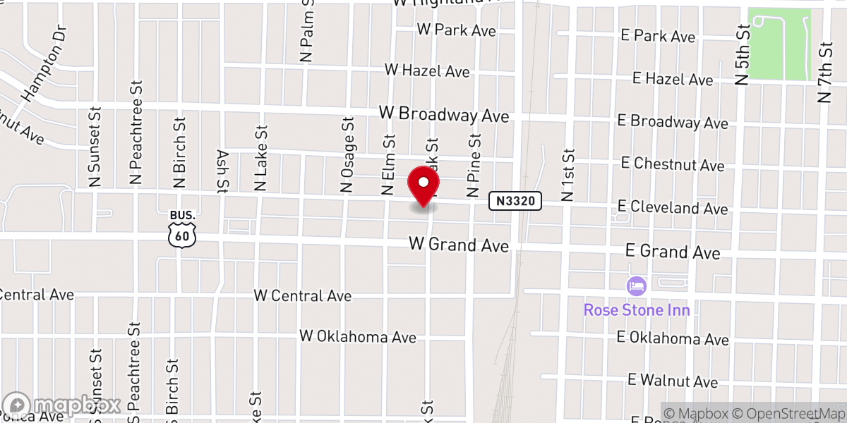 Map showing location of Heartfelt Prayers Ministry