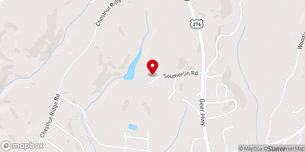 Map showing location of Marietta First Freewill Baptist Church