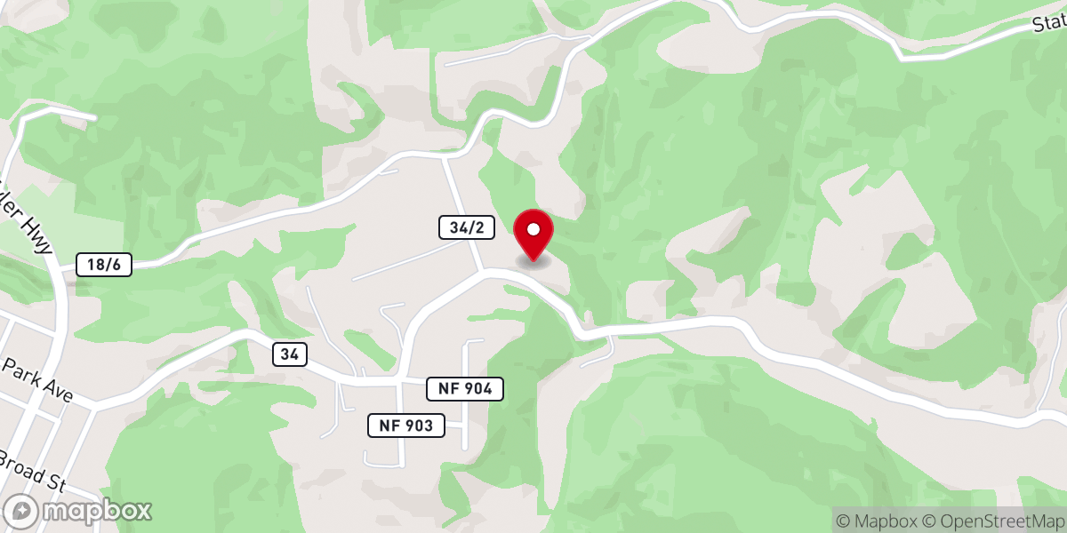 Map showing location of United Christian Fellowship