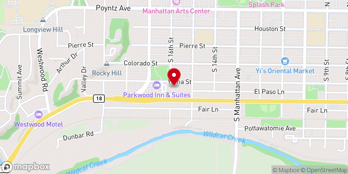 Map showing location of Relevant Church MHK