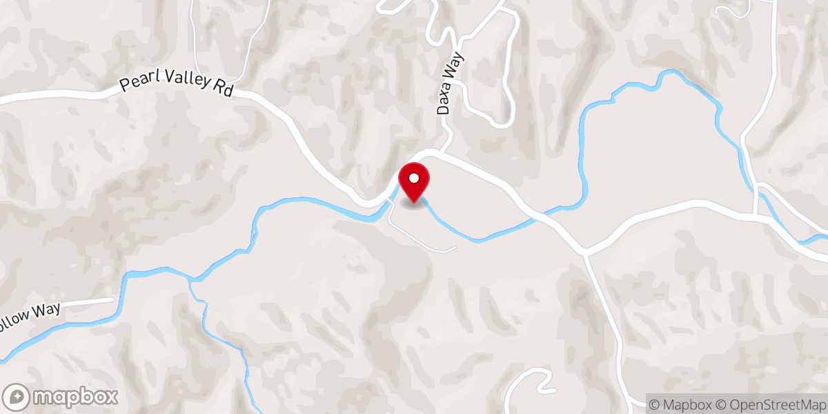Map showing location of Pearl Valley Church