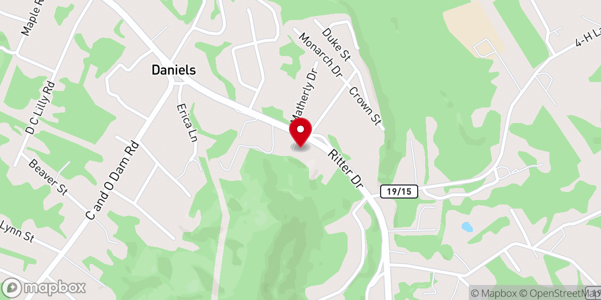 Map showing location of The Dish Cafe
