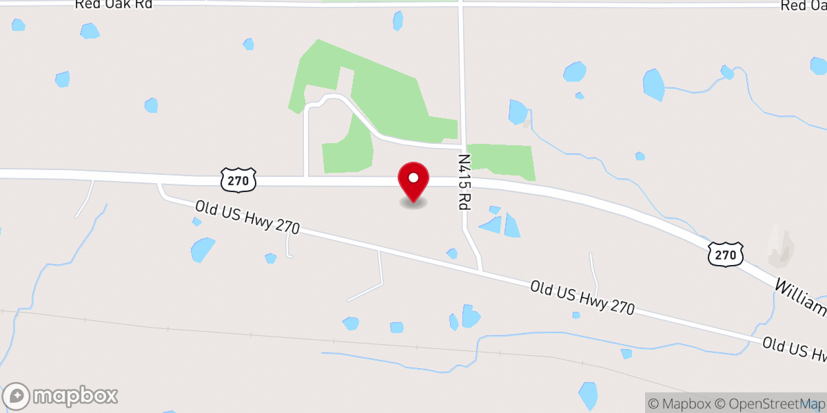 Map showing location of Word Of Life Church