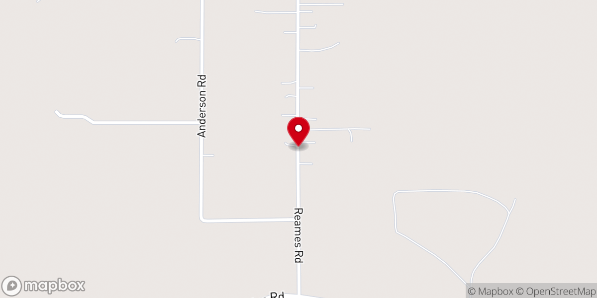 Map showing location of Winding Chapel Baptist Church