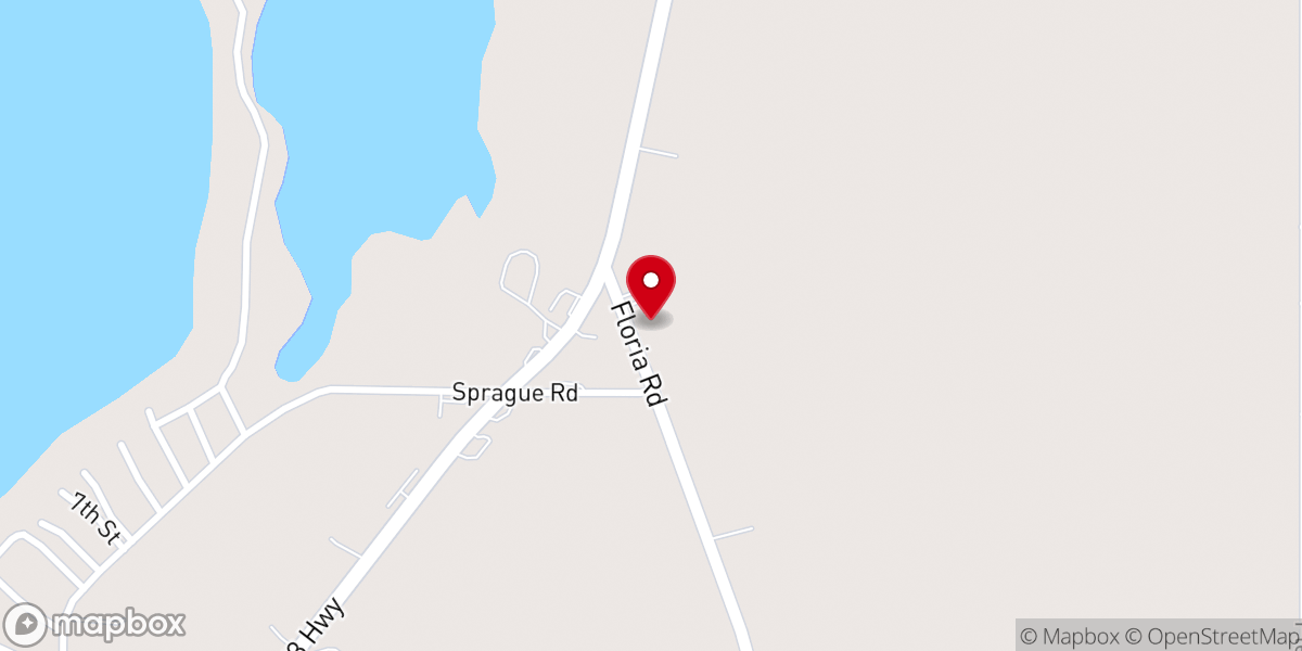 Map showing location of Saint Ambrose Church - Food Distribution Center