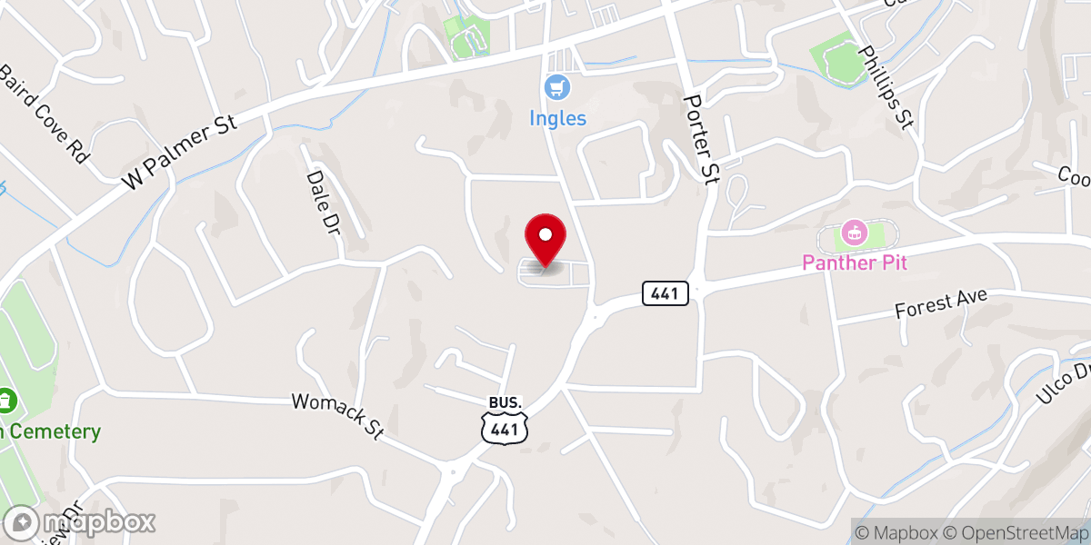 Map showing location of St Francis of Assisi Catholic Church