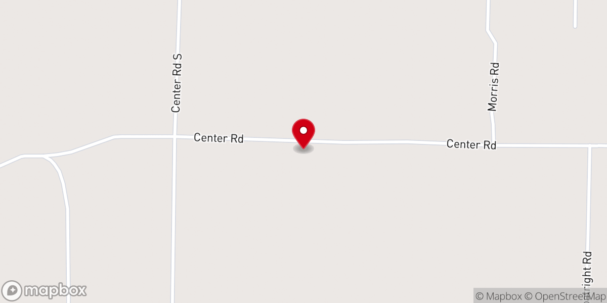 Map showing location of Center Methodist Church