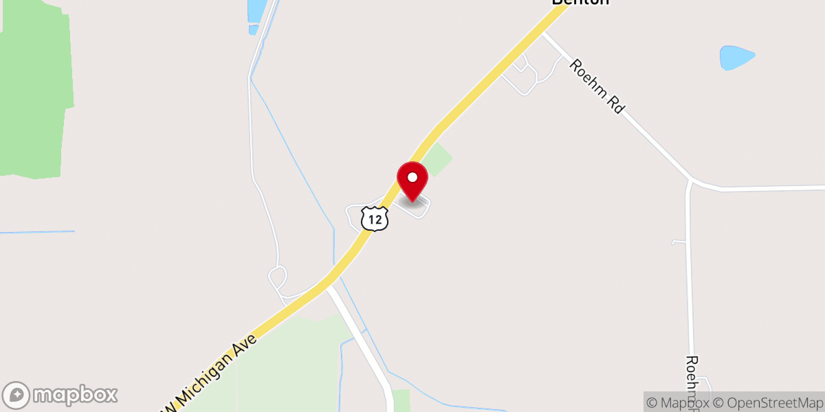 Map showing location of St James United Church of Christ