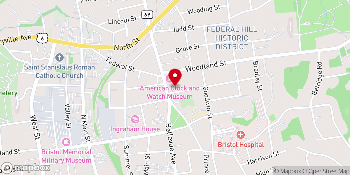 Map showing location of The Salvation Army of Bristol
