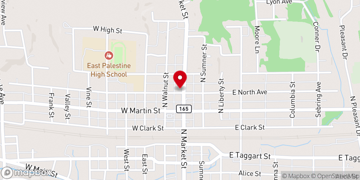 Map showing location of Ozer Ministries