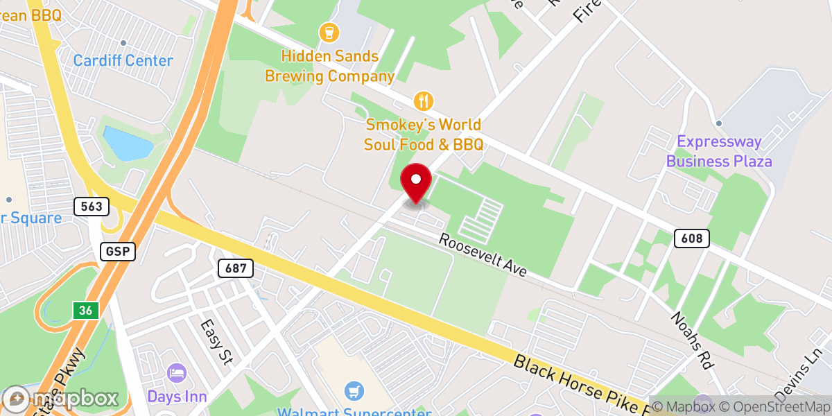 Map showing location of Morning Star Church (The Dome)
