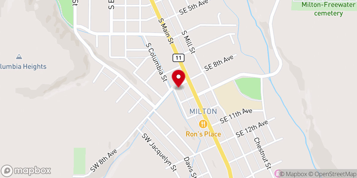 Map showing location of First Community Church of God