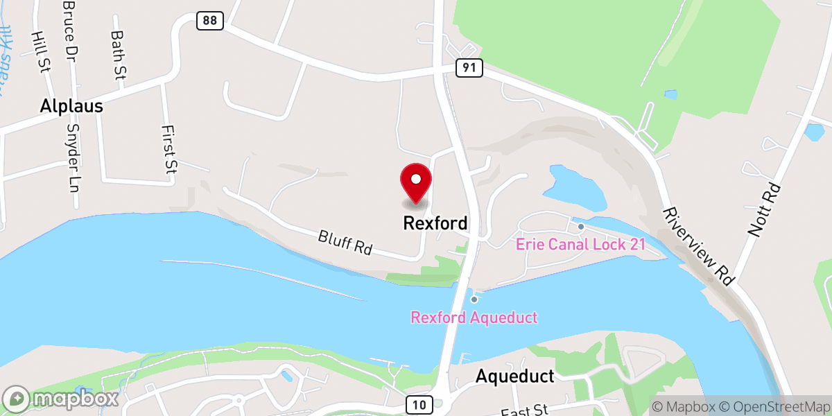 Map showing location of Crossroadz Church