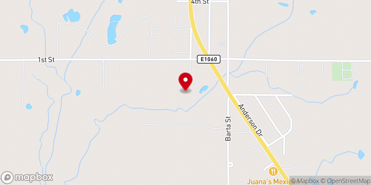 Map showing location of Community Church
