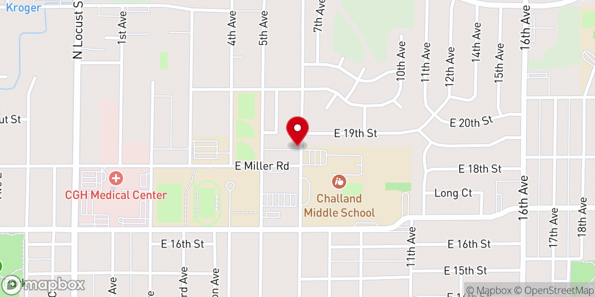 Map showing location of Sauk Valley Christian Academy