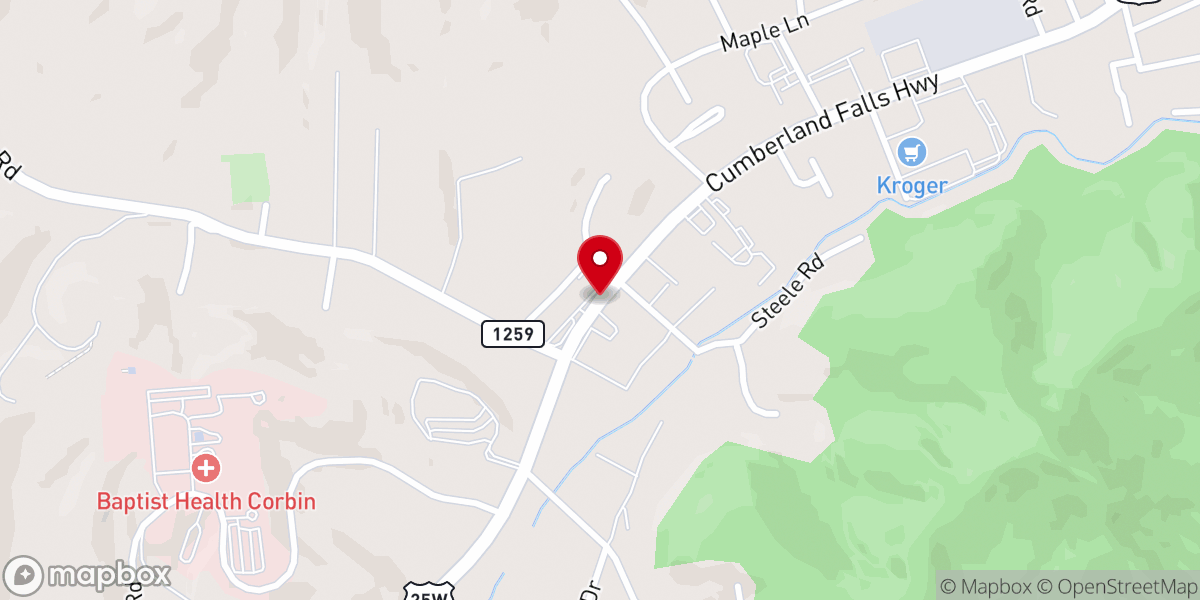 Map showing location of Forward Church