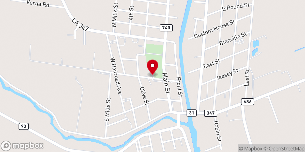 Map showing location of St Catherine of Alexandria Catholic Church