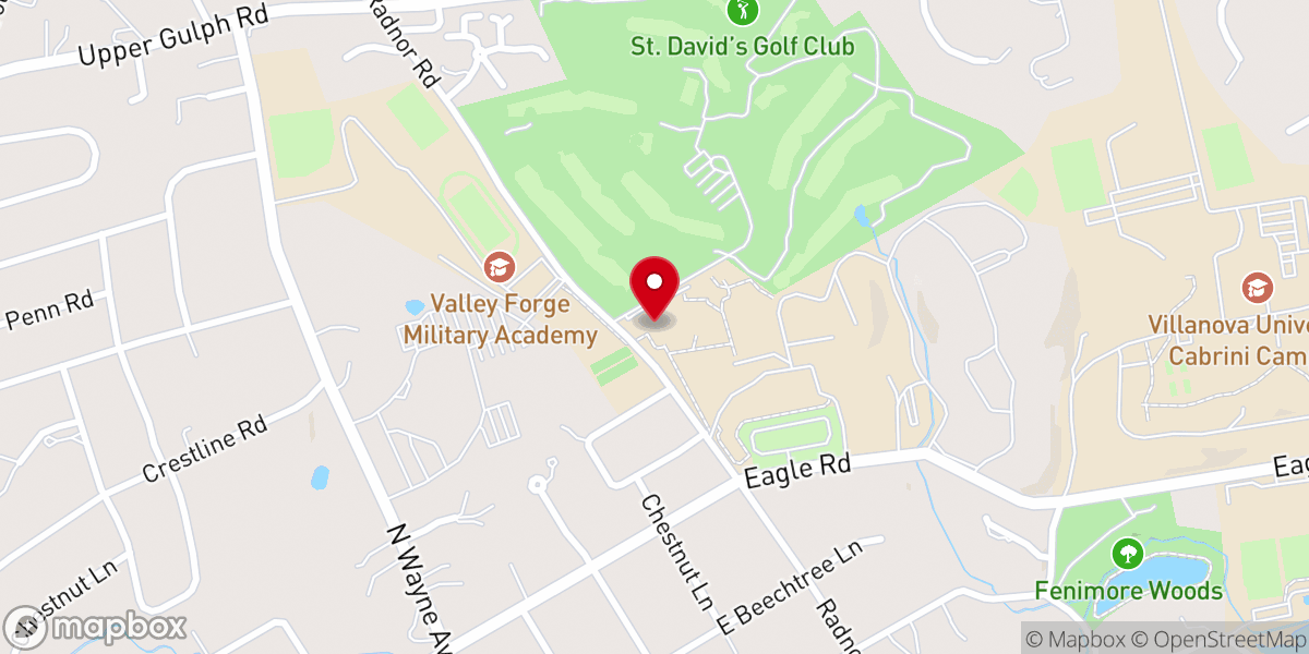 Map showing location of Chapel of St. Cornelius the Centurion