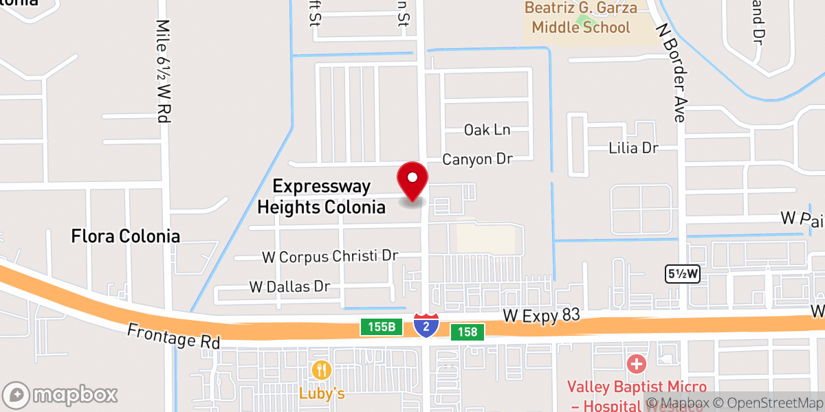 Map showing location of Iglesia Del Dios Vivo