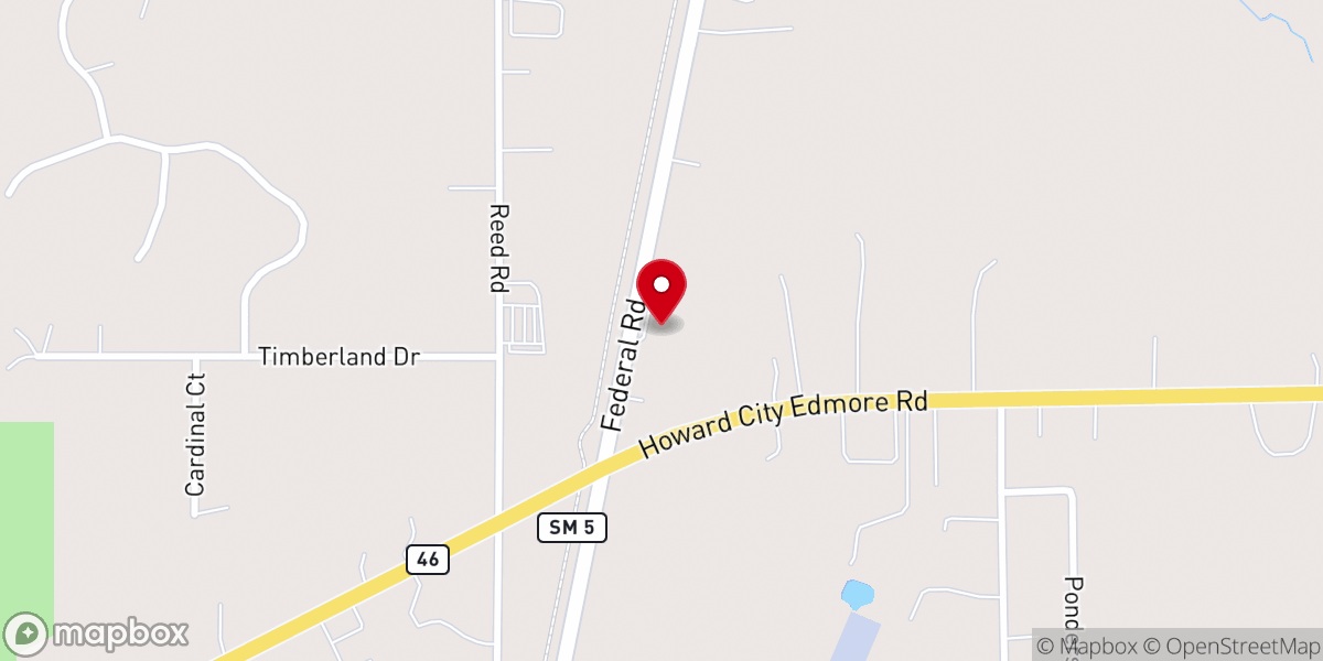 Map showing location of REAL Life Church