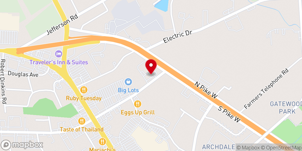 Map showing location of Harvest Reapers Church and Ministries