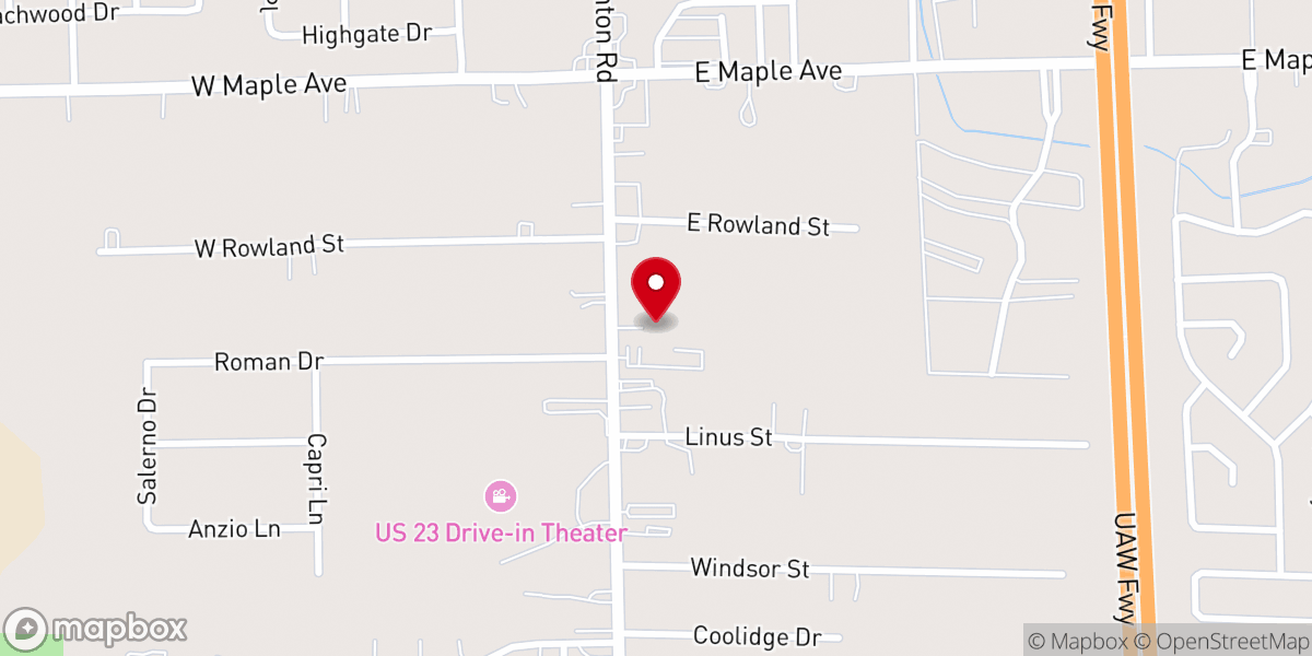 Map showing location of Bethel Apostolic Church