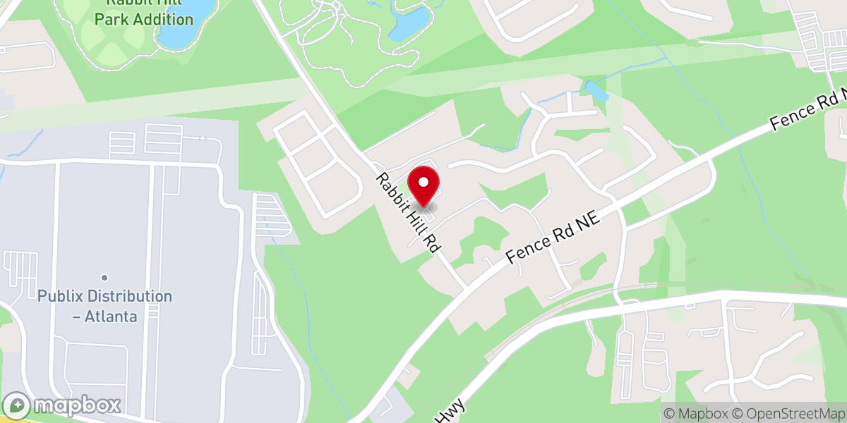 Map showing location of Appalachee Ministries Inc
