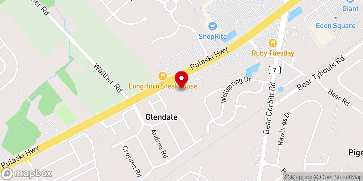 Map showing location of Victorious Life Church