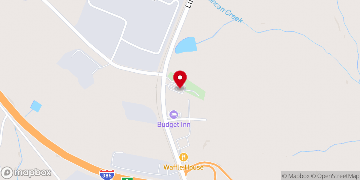 Map showing location of Poplar Springs AME Church