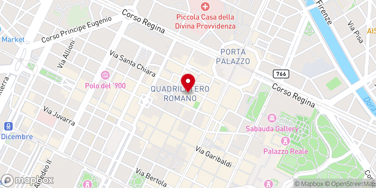 Map showing location of Chiesa di Sant'Agostino