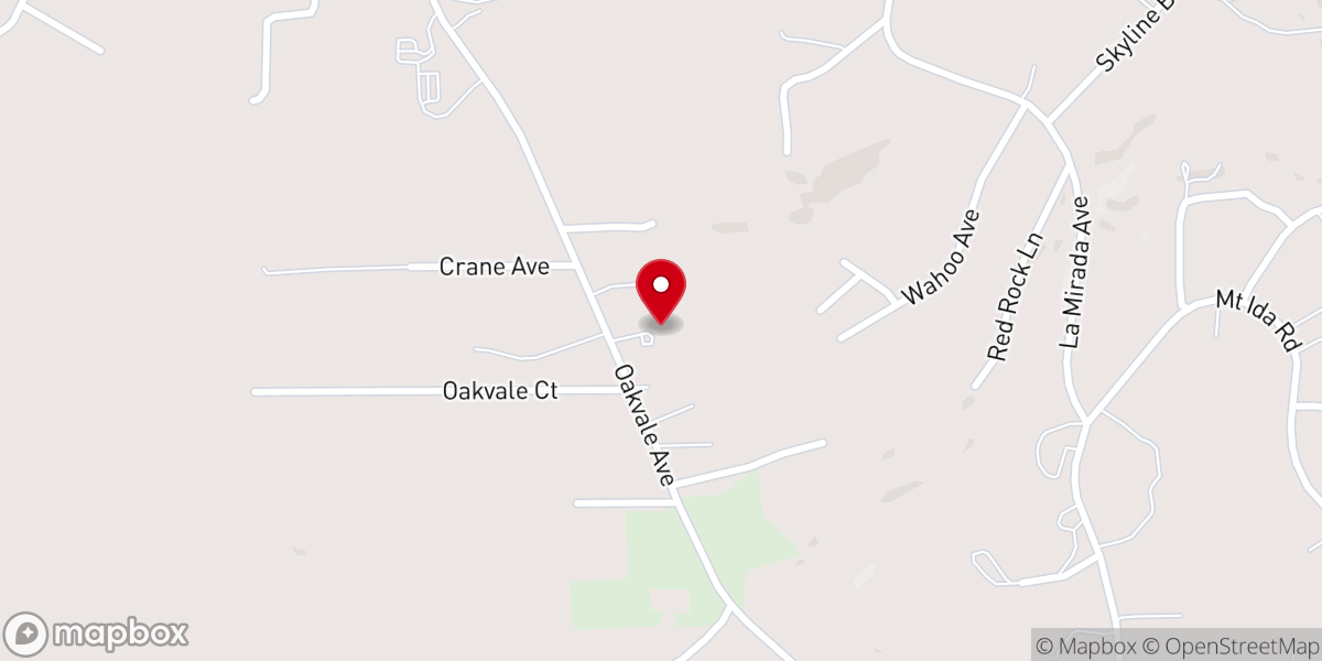 Map showing location of Oroville Hmong Alliance Church