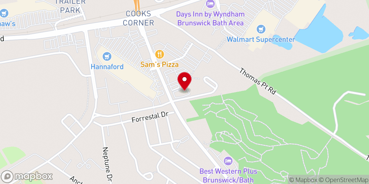 Map showing location of Gospel Light Fellowship