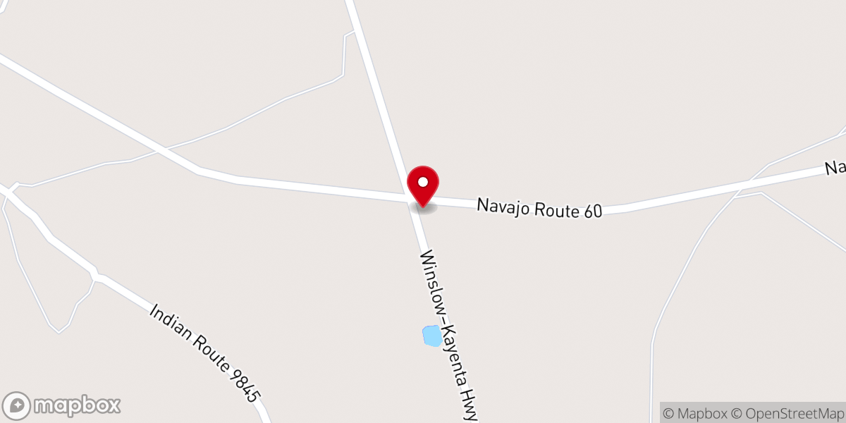 Map showing location of Crossroad Assembly of God, Teesto, AZ
