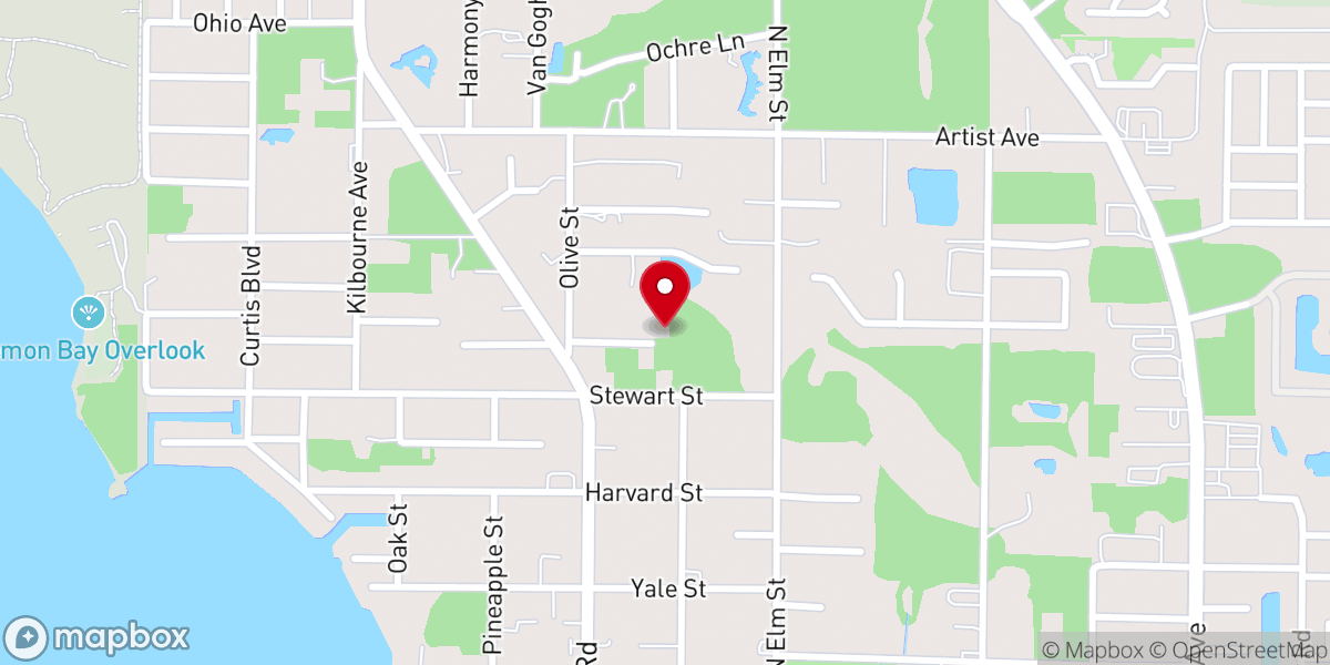 Map showing location of Sarasota Forest Monastery Inc