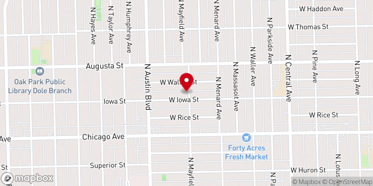 Map showing location of Hope City Church