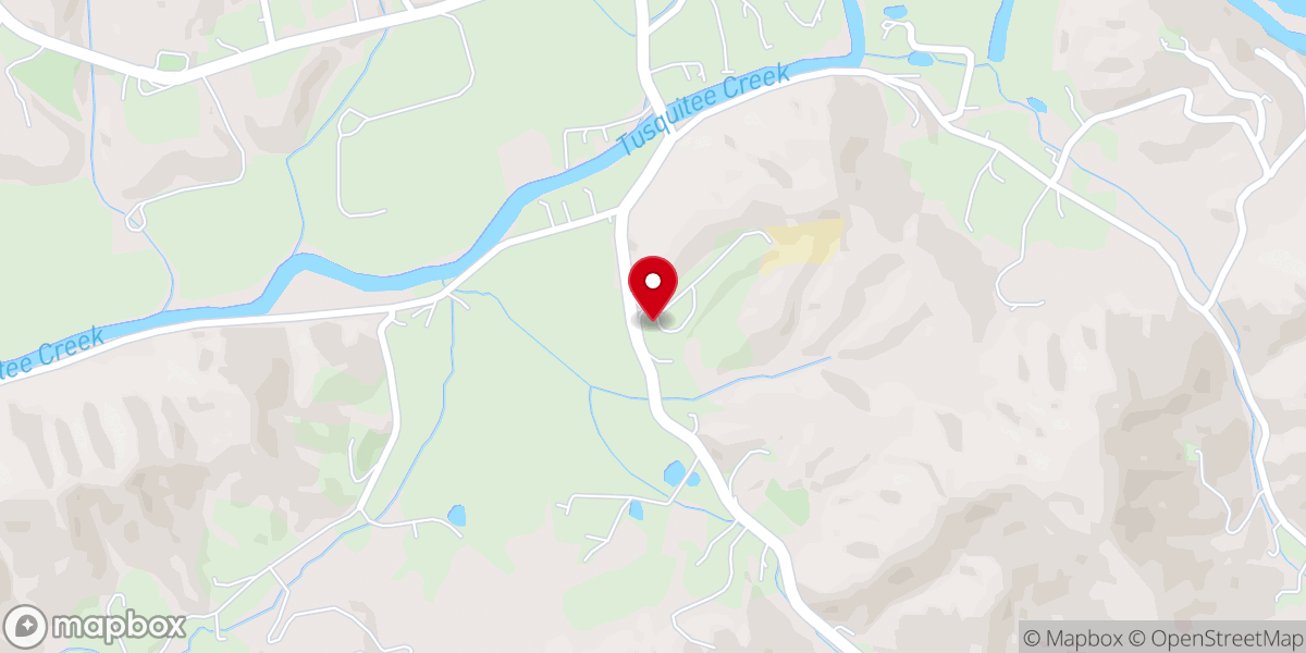 Map showing location of Oakview Church