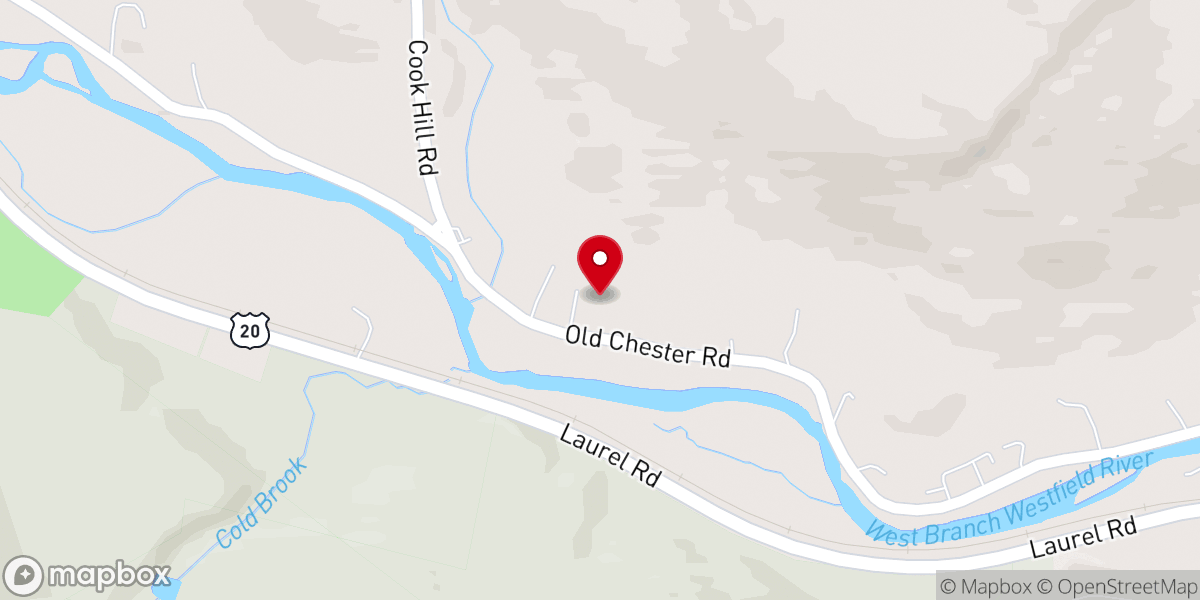 Map showing location of Pioneer Valley Assembly of God - Food Distribution Center