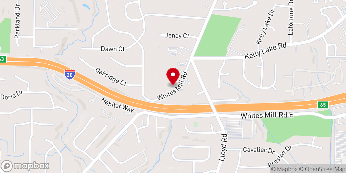 Map showing location of Amanda Flipper African Methodist Episcopal Church