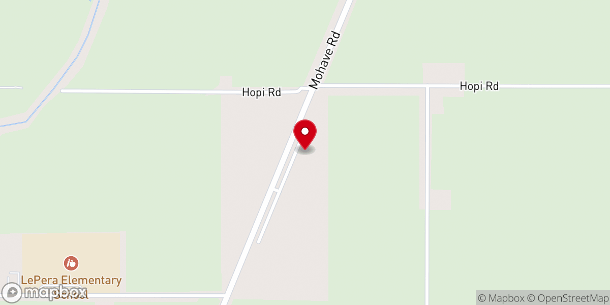 Map showing location of Poston Community Baptist Church