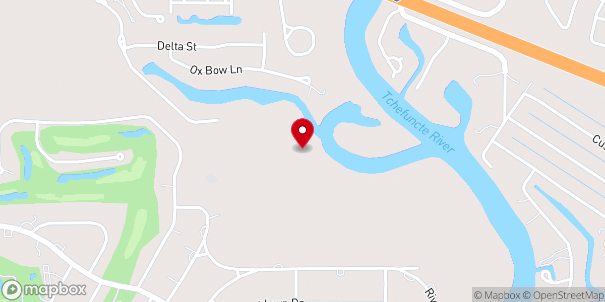 Map showing location of Buster's Tree Removal