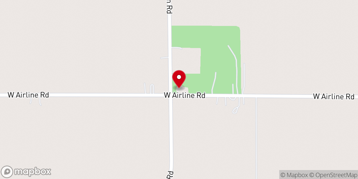 Map showing location of World Outreach Center Weidman