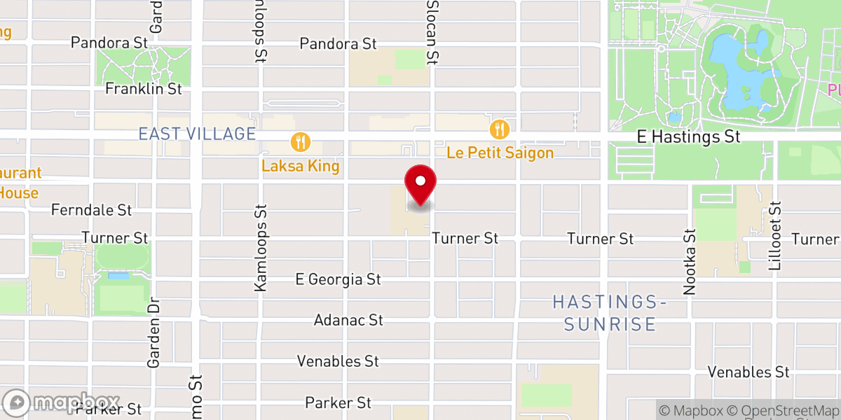 Map showing location of Our Lady of Sorrows Parish