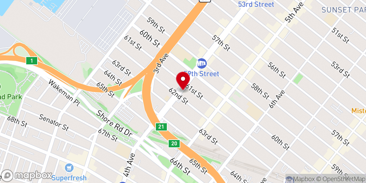 Map showing location of Iglesia Pentecostal Arca De Noe,Inc