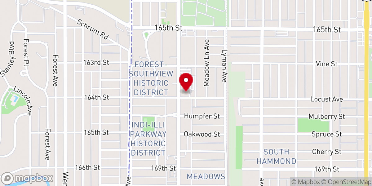 Map showing location of The Church of St. Raphael the Archangel